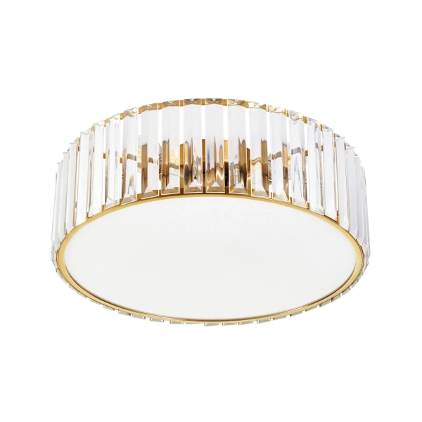 Plafon sufitowy złoty MAGIA 4xE14 glamour kryształowy ST-D8801C-R40-MAGIA