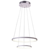 Lampa wisząca LUNE 32-64752 metalowa LED 40W 4000K pierścienie rings białe