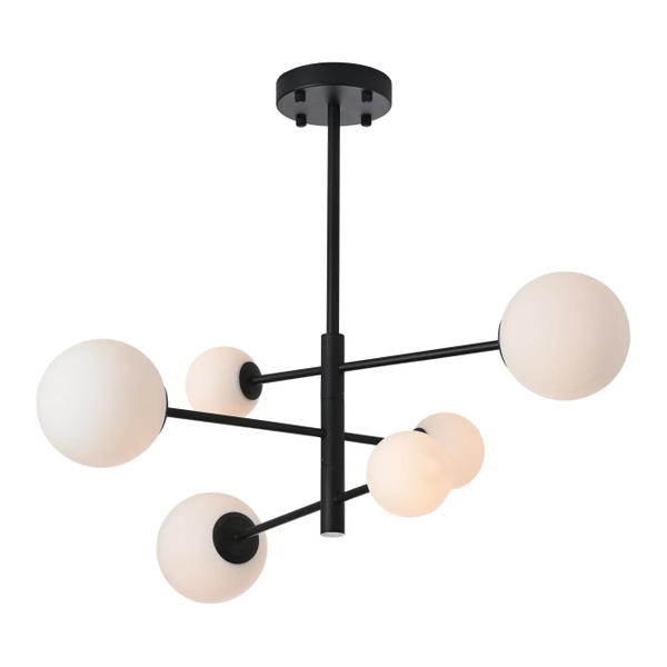 Lampa sufitowa molekułowa Bolti PLC0103-BK Yaskr biała czarna