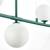 Kulista lampa wisząca MODERNO DN1506 green szmaragdowa 4xG9 kule