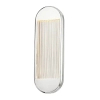 Żebrowana lampa ścienna Palais QN-PALAIS-WM-PN LED 17W 3000K nikiel