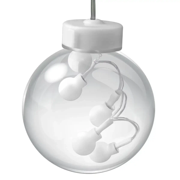 Świetlna kurtyna do sypialni Longer 325129 LED 3W 2700K przezroczysta