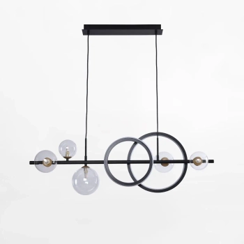 Designerska lampa wisząca TAREMI 003064-031208 LED 20W CCT czarny