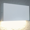 Zewnętrzna LAMPA ścienna CHICAGO 315717 Polux metalowa OPRAWA prostokątna LED 5,5W 4000K outdoor IP44 biała