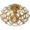 Industrialna lampa sufitowa WOLFRAM 21117/30/02 klatka mosiądz outlet