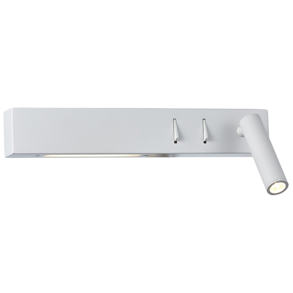 Kinkiet LAMPA ścienna VK/04230/W/W/30/R MDECO loftowa OPRAWA metalowa LED 9W 3200K regulowany biały