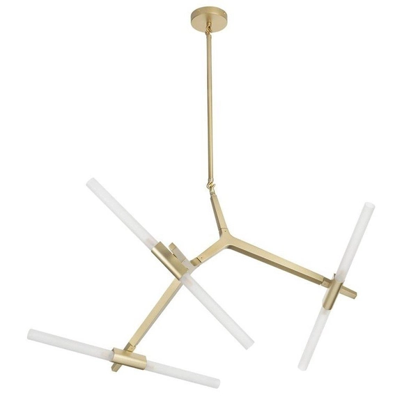 Salonowa lampa wisząca Sticks ST-1001-6 gold Step modernistyczna złota