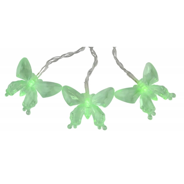 Solarna dekoracja motylki 4,6m 33706-10 Globo 10 LED RGB 0,06W multikolor