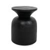 Stolik kawowy BISATO MM001501100323 czarny drewniany do salonu 35cm