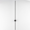 Ledowy kinkiet metalowy Tunja LE42606 czarny 20W 3000K lampa do salonu