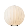 Okrągła lampa wisząca SILK ST-2330-40 Step Into Design jedwabna biała