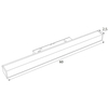 Liniowa lampa magnetyczna Zigbee M0002Z LED 18W 2700-5000K czarna