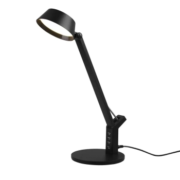 Stołowa lampa AVA 523090132 czarna 1xLED 5W 3000-6300K z regulacją