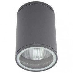 Downlight LAMPA zewnętrzna stropowa FOG 3403 Nowodvorski sufitowa OPRAWA ogrodowa outdoor IP44 tuba grafitowa