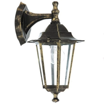 Zewnętrzna LAMPA ścienna VELENCE 8232 Rabalux IP43 kinkiet OPRAWA elewacyjna VINTAGE outdoor złoto antyczne