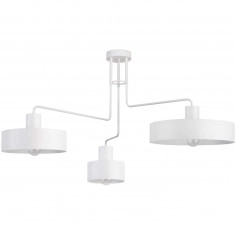 Natynkowa LAMPA sufitowa VASCO 31554 Sigma loftowa OPRAWA plafon metalowy na wysięgnikach biały