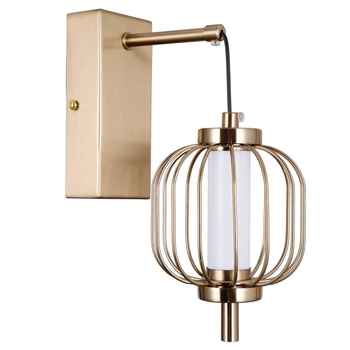 Sypialniana lampa ścienna Pedro WL-34405-1-HBR LED 4W 3000K złoty