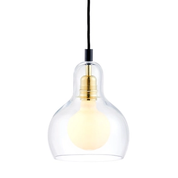 Skandynawska LAMPA wisząca LONGIS 10871105 Kaspa szklana OPRAWA loftowy ZWIS łezka kropla drop złota przezroczysta czarna
