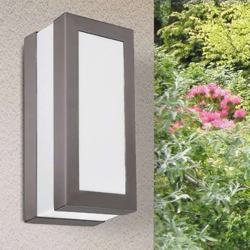 Zewnętrzna LAMPA ścienna STUTTGART 8683 Rabalux kinkiet OPRAWA elewacyjna prostokątna IP44 grafitowy