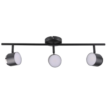 Metalowy plafon KUBIK 318275 punktowa lampa LED 12,6W czarna