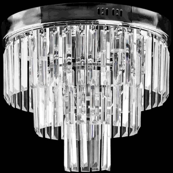 Glamour lampa sufitowa VEN E1736/5+4 CR kryształowa pałacowa chrom crystal