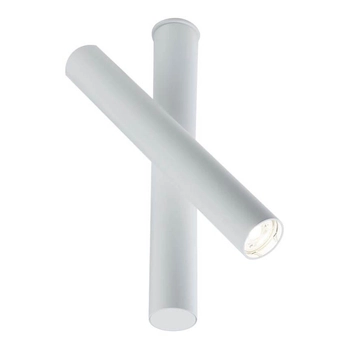 Downlight LAMPA sufitowa YABU 7262 Shilo metalowa OPRAWA tuby białe