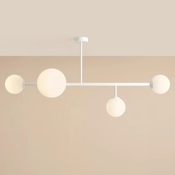 Lampa sufitowa molekuły Dione 1092PL_L Aldex do kuchni kulki biała