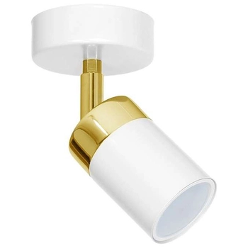 Kinkiet LAMPA ścienna JOKER MLP6128 Milagro regulowana OPRAWA metalowy reflektorek biały złoty