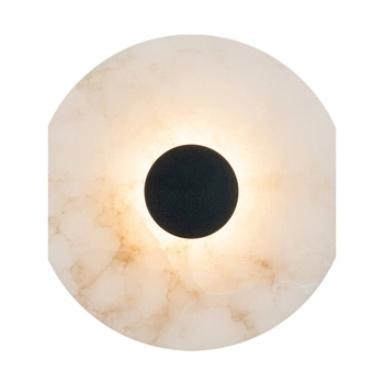 Okrągły kinkiet ścienny 2551 LED 5W 3000K do sypialni biały czarny