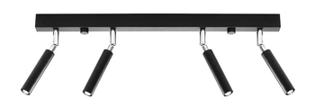 LAMPA sufitowa SL.0900 metalowa OPRAWA tuby regulowane loftowe czarne