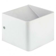 Kinkiet LAMPA ścienna RACA LED 5W 4000K 00023 Ideus przyścienna OPRAWA metalowa kostka cube biała