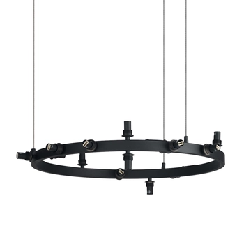 Metalowy stelaż wiszący BUBBLES AZ5875 Azzardo wielopunktowy okrąg czarny