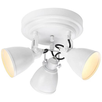 Regulowana LAMPA sufitowa FJÄLLBACKA 108083 Markslojd łazienkowa OPRAWA metalowe reflektorki IP44 białe