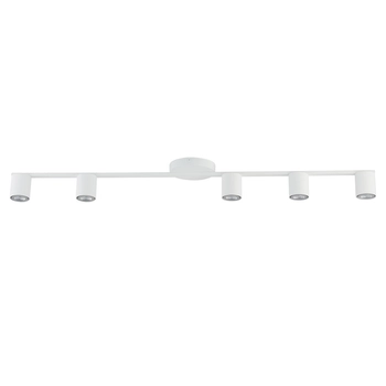 Biała lampa minimalistyczna Sky sufitowa do sypialni