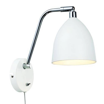 Kinkiet LAMPA industrialna FREDRIKSHAMN 105026 Markslojd ścienna OPRAWA metalowa regulowana biała