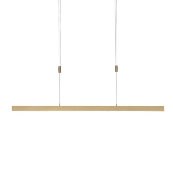 Wisząca lampa ADRIANA mosiądz LED 45W 2700-5000K do jadalni belka listwa podłużna 2568-60
