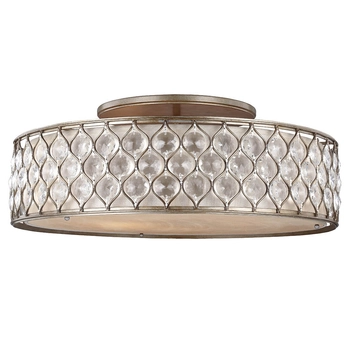 Sufitowa lampa z kryształkami Lucia FE-LUCIA-6SF-L srebrna