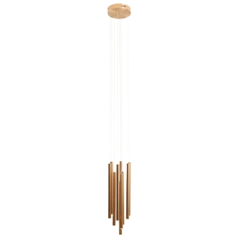 Nowoczesna ledowa lampa wisząca Organic P0524d LED 10W 3000K mosiądz