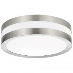 Zewnętrzna LAMPA sufitowa STUTTGART 8220 Rabalux IP44 nastropowa OPRAWA outdoor PLAFON satyna