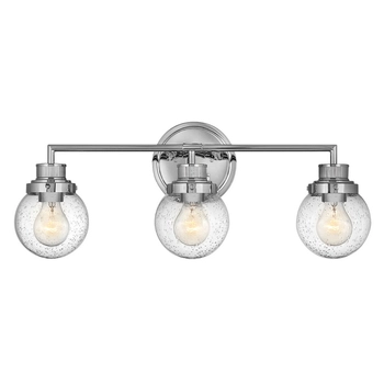 Kinkiet ścienny potrójny Poppy QN-POPPY3-PC-BATH do kuchni IP44 chrom