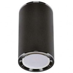 Spot LAMPA sufitowa MEGAN 03658 Ideus natynkowa OPRAWA tuba metalowy downlight czarny