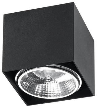 LAMPA sufitowa SL.0700 metalowa OPRAWA kostka downlight czarny