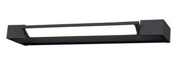Minimalistyczna lampa łazienkowa Dali LED 18W czarna