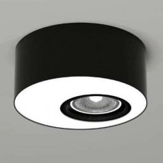 LAMPA sufitowa TOKI 1122 Shilo natynkowa OPRAWA plafon metalowy DOWNLIGHT do łazienki okrągły czarny