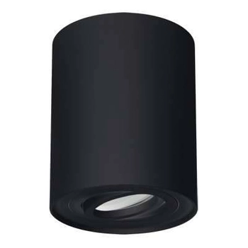 Downlight LAMPA sufitowa HARY 03713 Ideus natynkowa OPRAWA metalowa tuba spot okrągły czarny