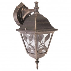 Elewacyjna LAMPA ścienna HAGA 8244 Rabalux klasyczna OPRAWA zewnętrzna latarenka outdoor IP44 antyczne złoto