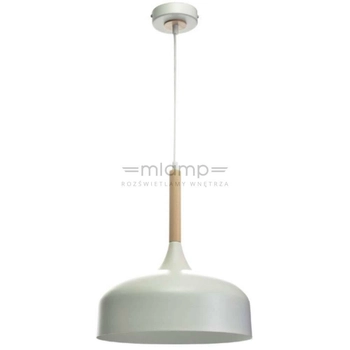 LAMPA wisząca TAYLOR MLP6217 Milagro skandynawska OPRAWA metalowy ZWIS kopuła biała