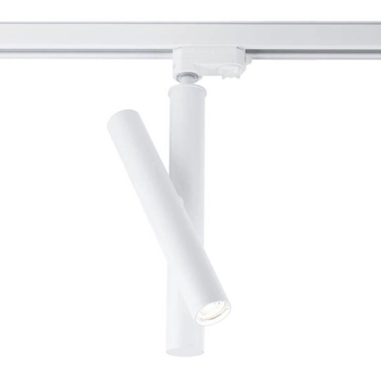 LAMPA sufitowa YABU 7706 Shilo reflektorowa OPRAWA metalowa tuba do 3-fazowego systemu szynowego biała