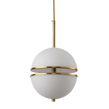 Designerski zwis ball Sfera MP0094-1 Step LED 24W art deco złoty