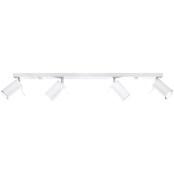 Nasufitowa lampa listwa Ring SL.0331 Sollux z regulacją biała